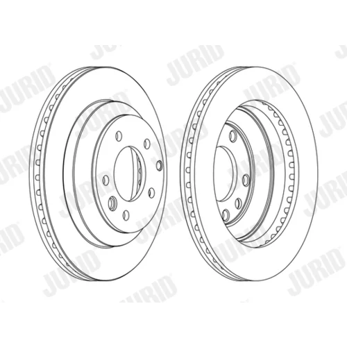 Brzdový kotúč JURID 562393JC-1