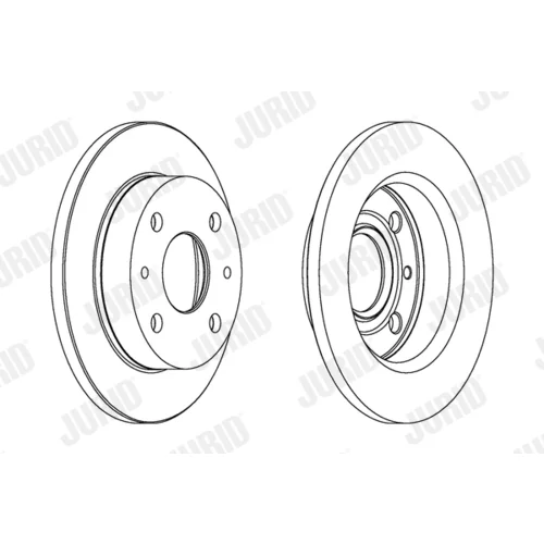Brzdový kotúč JURID 562531JC - obr. 2