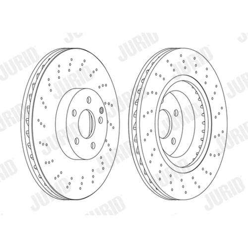 Brzdový kotúč JURID 562678JC-1 - obr. 1