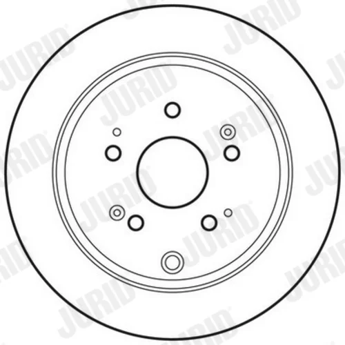 Brzdový kotúč JURID 562795JC - obr. 2