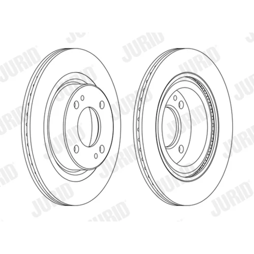 Brzdový kotúč JURID 563121JC