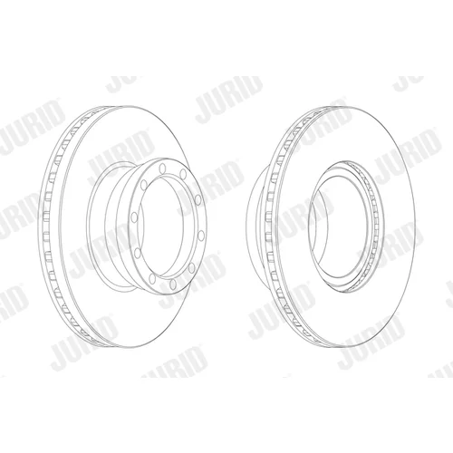 Brzdový kotúč JURID 567402J