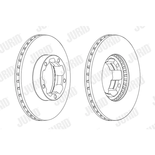 Brzdový kotúč JURID 569273J - obr. 1