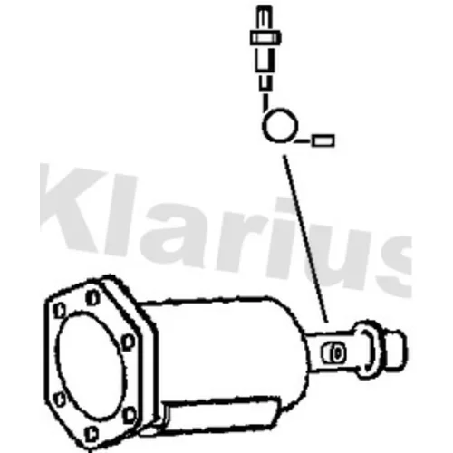 Filter sadzí/pevných častíc výfukového systému KLARIUS 390152