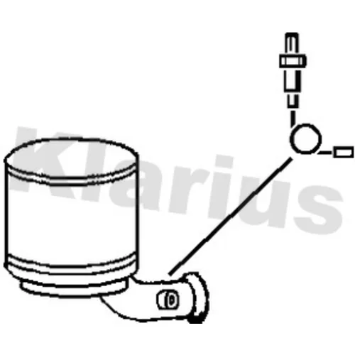 Filter sadzí/pevných častíc výfukového systému KLARIUS 399041 - obr. 1