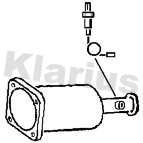 Filter sadzí/pevných častíc výfukového systému KLARIUS 390689 - obr. 1