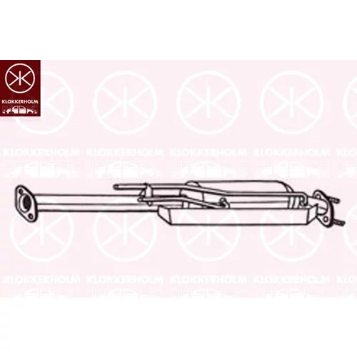 Filter sadzí/pevných častíc výfukového systému KLOKKERHOLM 25568602