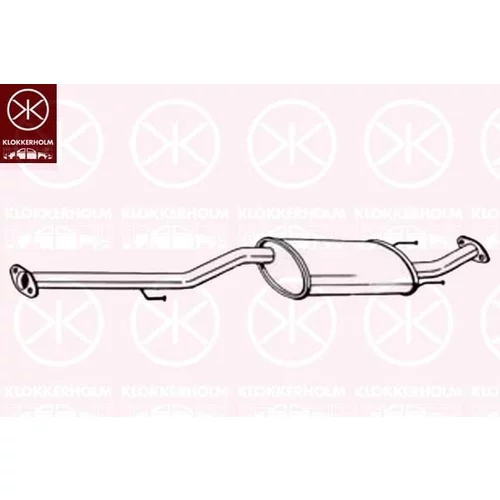 Koncový tlmič výfuku KLOKKERHOLM 284-769