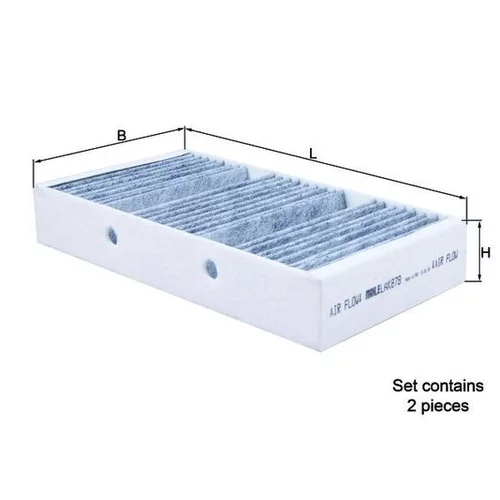 Filter vnútorného priestoru KNECHT LAK 878/S - obr. 2