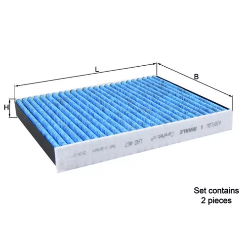 Filter vnútorného priestoru KNECHT LAO 467/S - obr. 2