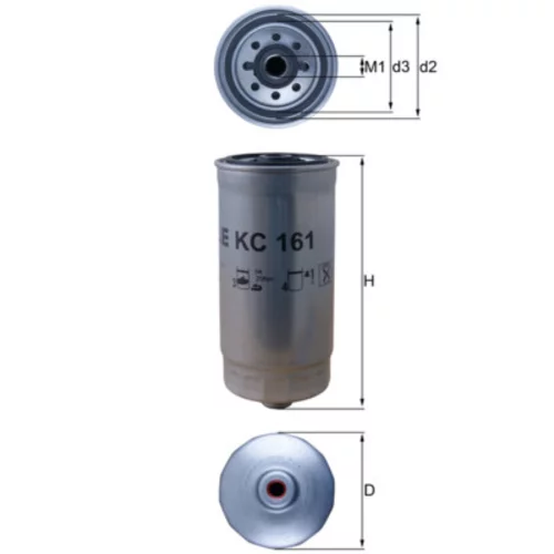 Palivový filter KNECHT KC 161 (KNECHT - Mahle)