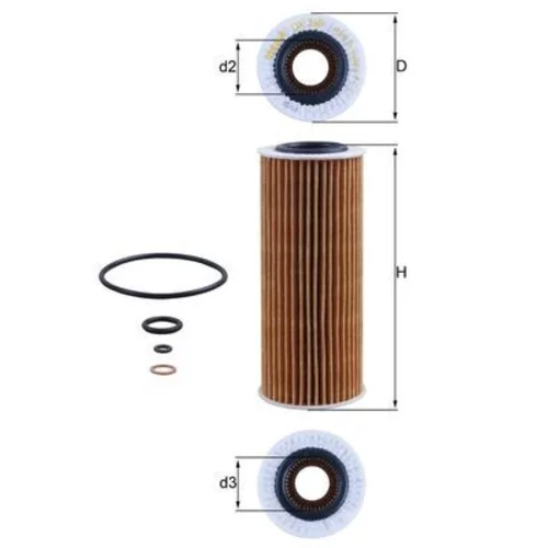 Olejový filter KNECHT OX 368D1