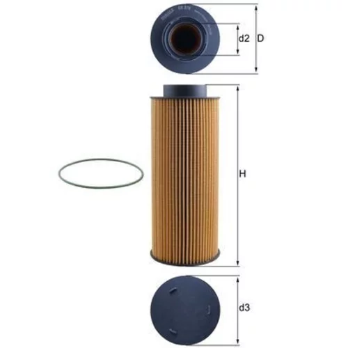 Olejový filter KNECHT OX 376D