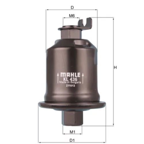 Palivový filter KNECHT KL 436