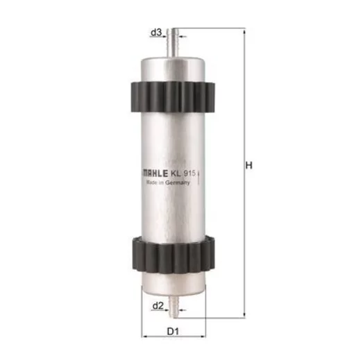 Palivový filter KNECHT KL 915 - obr. 2