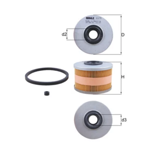 Palivový filter KNECHT KX 79D (KNECHT - Mahle) - obr. 2