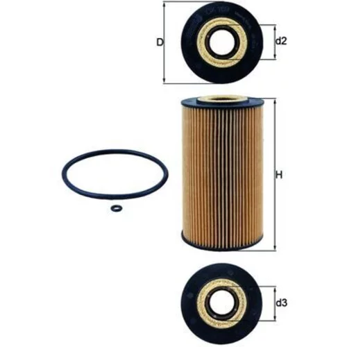 Olejový filter KNECHT OX 169D - obr. 2