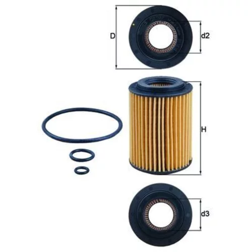 Olejový filter KNECHT OX 347D (KNECHT - Mahle)