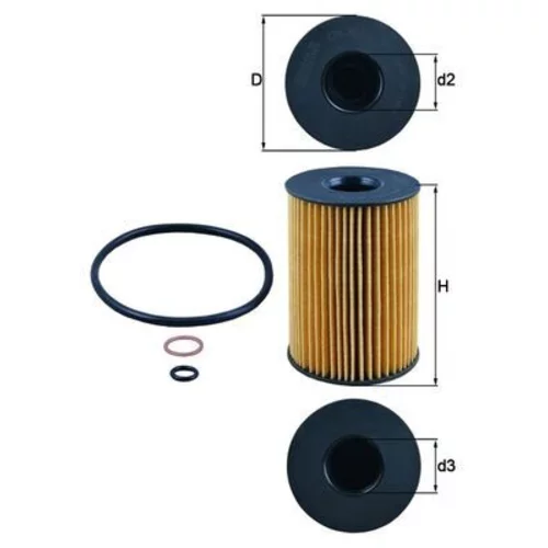 Olejový filter KNECHT OX 353/7D