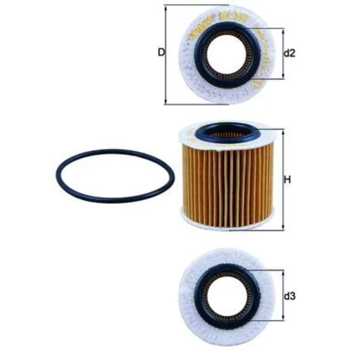 Olejový filter KNECHT OX 360D (KNECHT - Mahle)