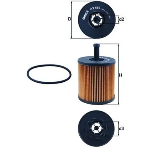 Olejový filter KNECHT OX 556D