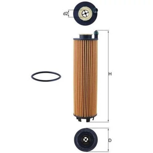 Olejový filter KNECHT OX 1301D