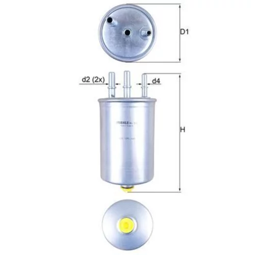 Palivový filter KNECHT KL 511