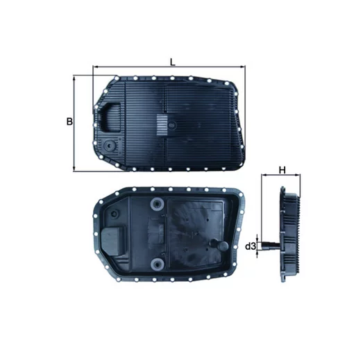 Olejová vaňa automatickej prevodovky KNECHT HX 154