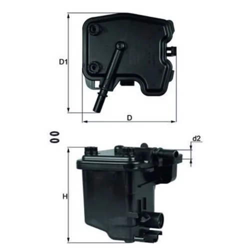 Palivový filter KNECHT KL 431D