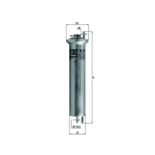 Palivový filter KNECHT KL 96 (KNECHT - Mahle) - obr. 2