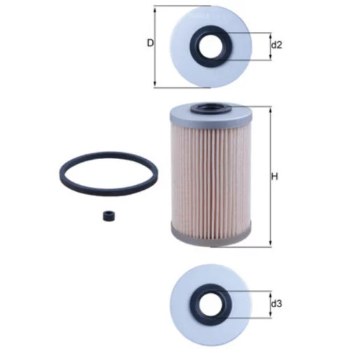 Palivový filter KNECHT KX 204D