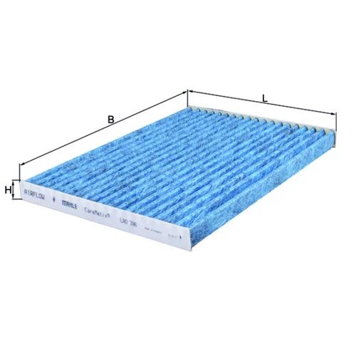 Filter vnútorného priestoru KNECHT LAO 396 - obr. 3