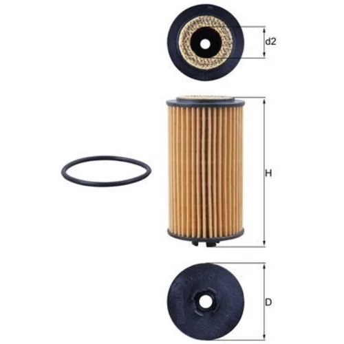 Olejový filter KNECHT OX 978D (KNECHT - Mahle)