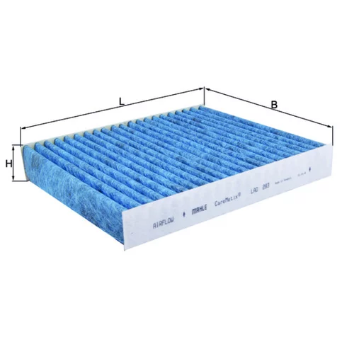 Filter vnútorného priestoru KNECHT LAO 293 - obr. 2