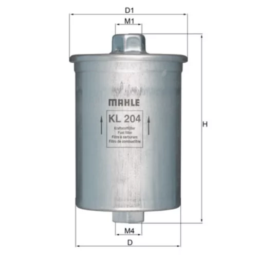 Palivový filter KNECHT KL 204