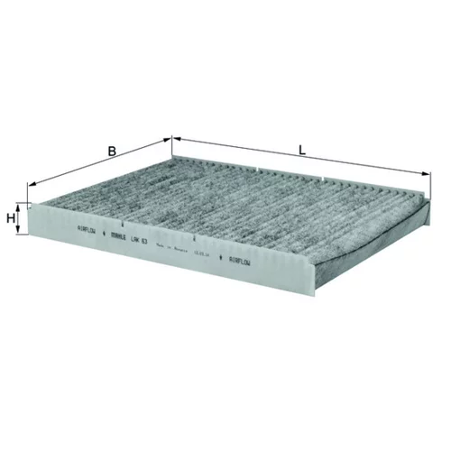 Filter vnútorného priestoru KNECHT LAK 63 (KNECHT - Mahle) - obr. 1