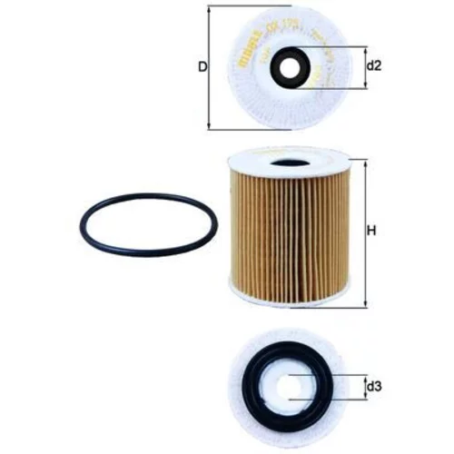 Olejový filter KNECHT OX 175D (KNECHT - Mahle)