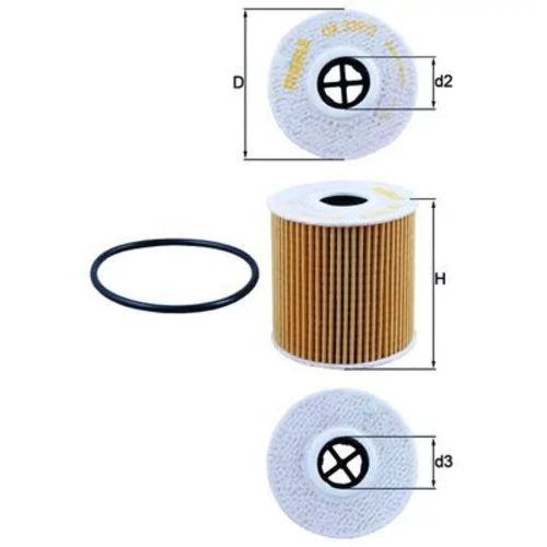 Olejový filter KNECHT OX 339/2D - obr. 1