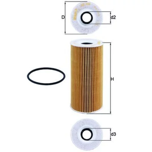 Olejový filter KNECHT OX 366D (KNECHT - Mahle)