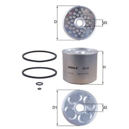 Palivový filter KNECHT KX 23D