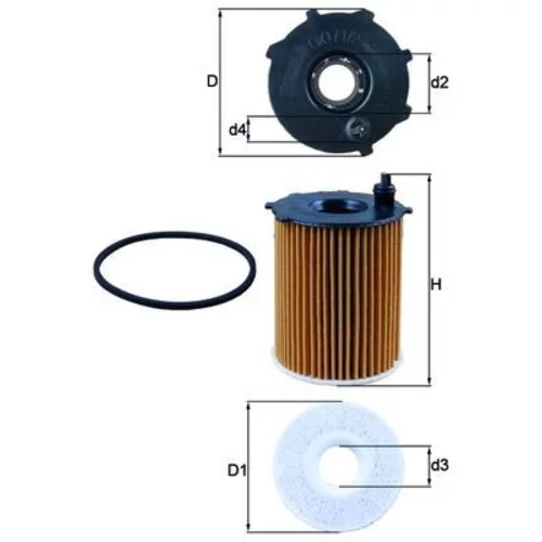 Olejový filter KNECHT OX 171/2D (KNECHT - Mahle)