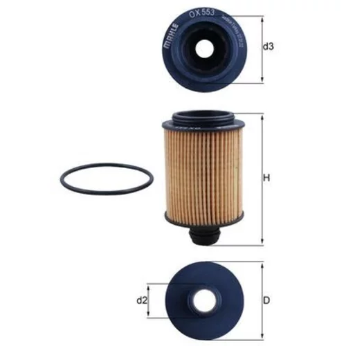 Olejový filter KNECHT OX 553D