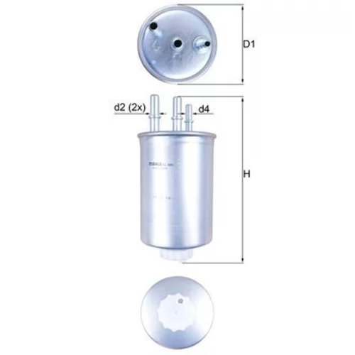 Palivový filter KNECHT KL 505 (KNECHT - Mahle) - obr. 2