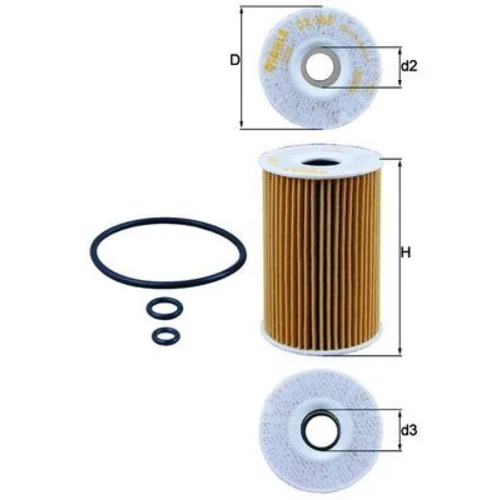 Olejový filter KNECHT OX 388D (KNECHT - Mahle) - obr. 1