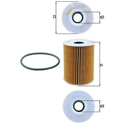 Olejový filter KNECHT OX 254D5 (KNECHT - Mahle)