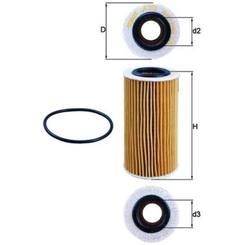 Olejový filter KNECHT OX 370D (KNECHT - Mahle)