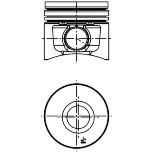 Piest KOLBENSCHMIDT 40101610