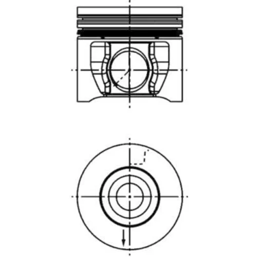 Piest KOLBENSCHMIDT 40830600