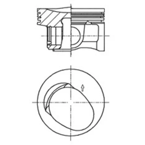 Piest KOLBENSCHMIDT 41257620