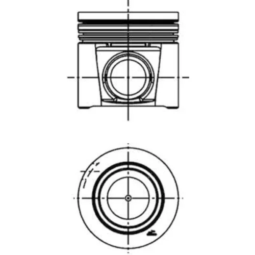 Piest KOLBENSCHMIDT 41707620